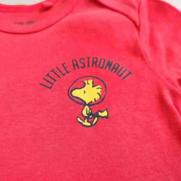 بادی آستین کوتاه طرح little astronaut برند لوپیلو