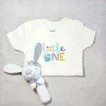 بادی آستین کوتاه طرح little one برند lupilu