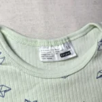 بادی آستین کوتاه کبریتی طرح قایق کاغذی ergee