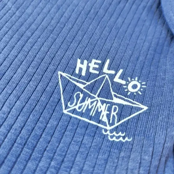 بادی آستین کوتاه کبریتی هلو سامر برند ergee