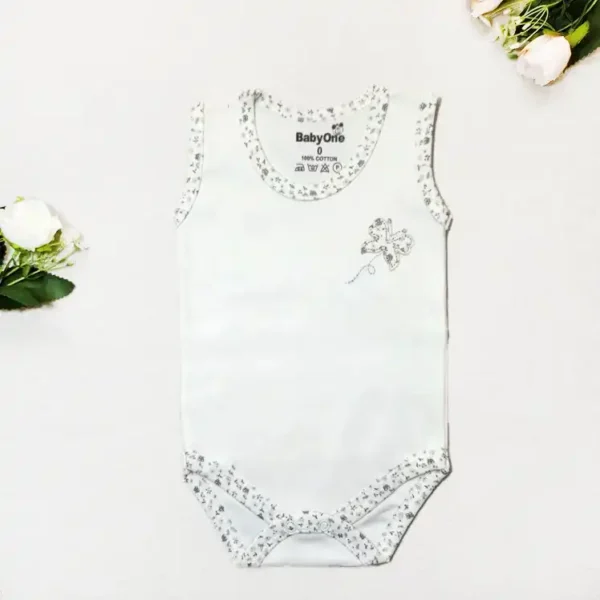 بادی رکابی دخترانه طرح پروانه