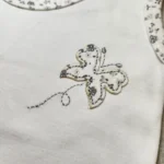 بادی رکابی دخترانه طرح پروانه بی بی وان