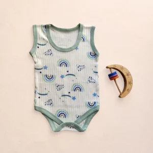 بادی رکابی طرح رنگین کمان برند Babyone