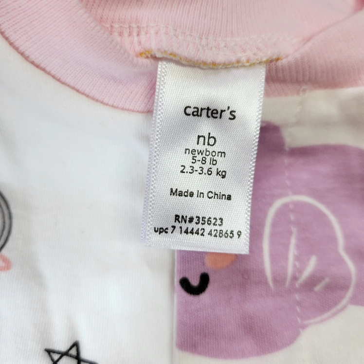 خرید آنلاین سرهمی جوراب دار وارداتی طرح فیل برند Carters