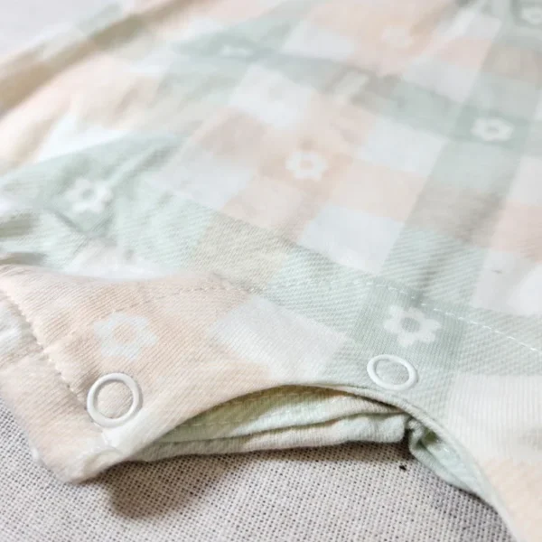 خرید اینترنتی رامپر وارداتی دخترانه طرح گل برند mimi threads