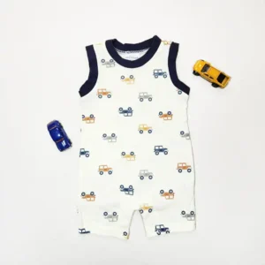 رامپر وارداتی پسرانه طرح ماشین میمی تردز