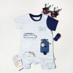 رامپر پسرانه مدل ماشین برند نیلی