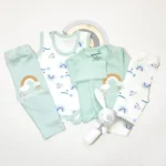 ست 5 تکه پسرانه طرح رنگین کمان