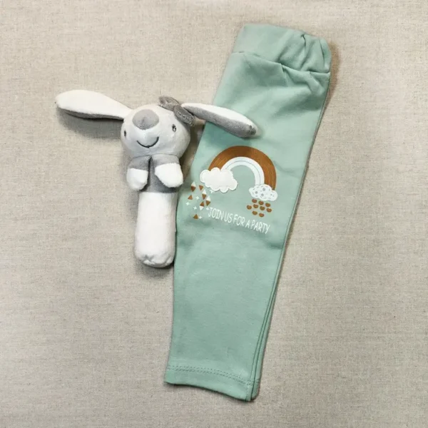 شلوار رنگی طرح رنگین کمان برند بی بی وان