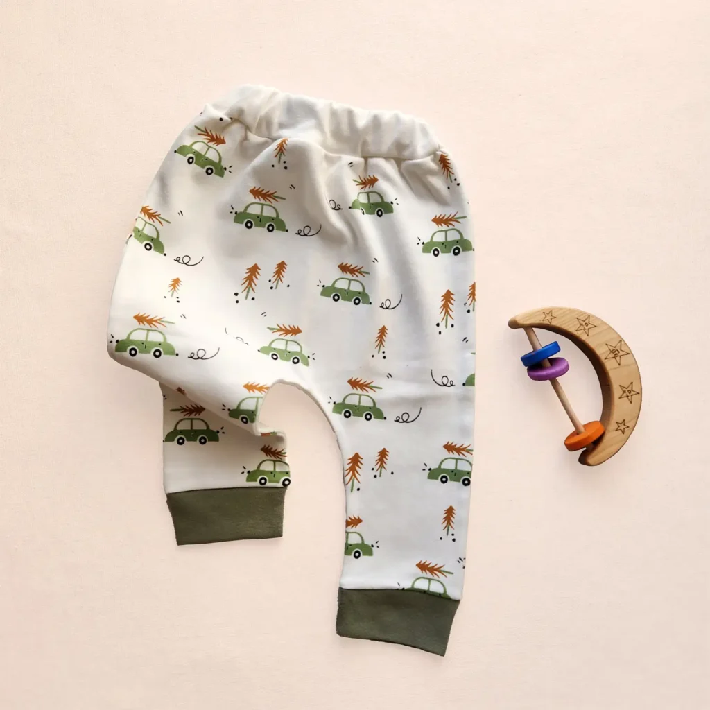 شلوار پسرانه طرح ماشین برند Babyone