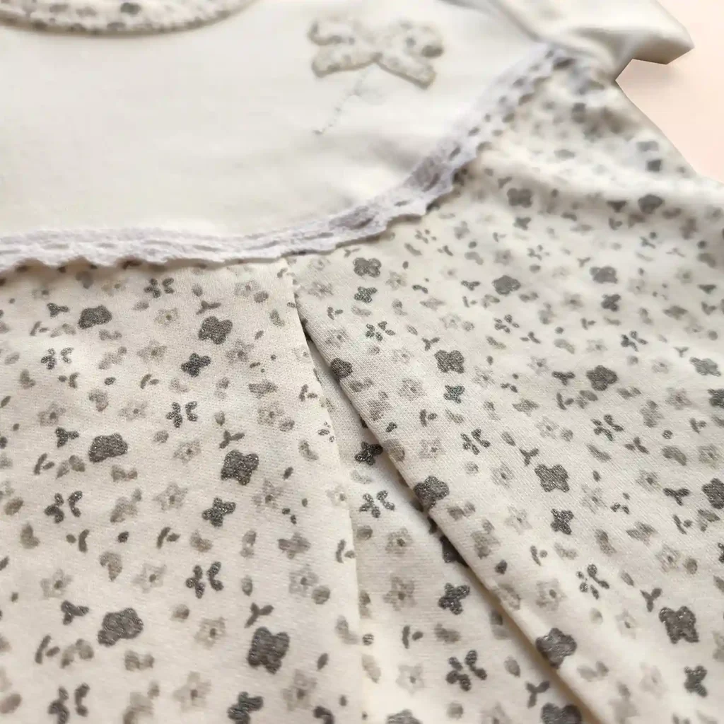 قیمت بادی آستین کوتاه دخترانه طرح پروانه برند Babyone