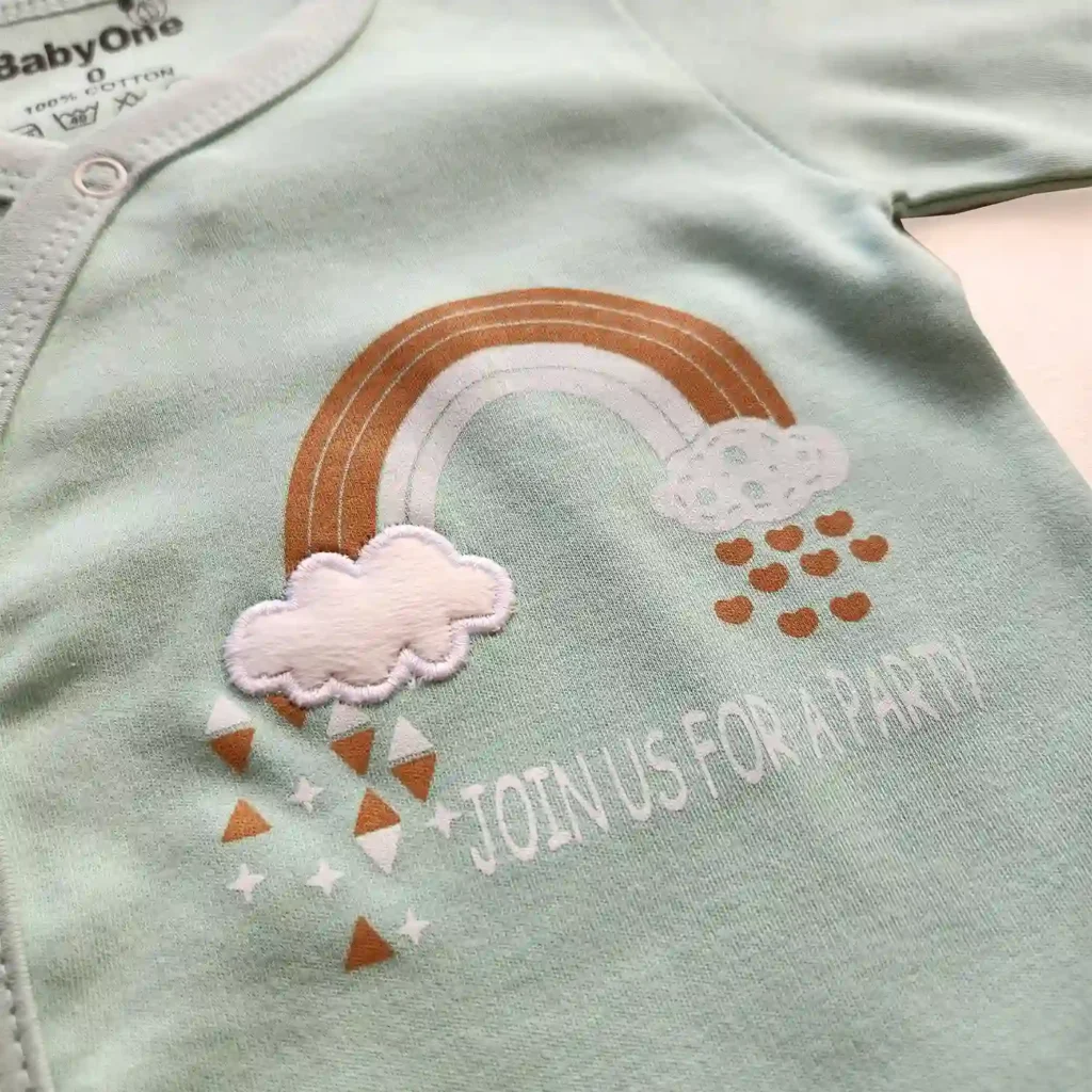 قیمت مانتویی طرح رنگین کمان برند Babyone