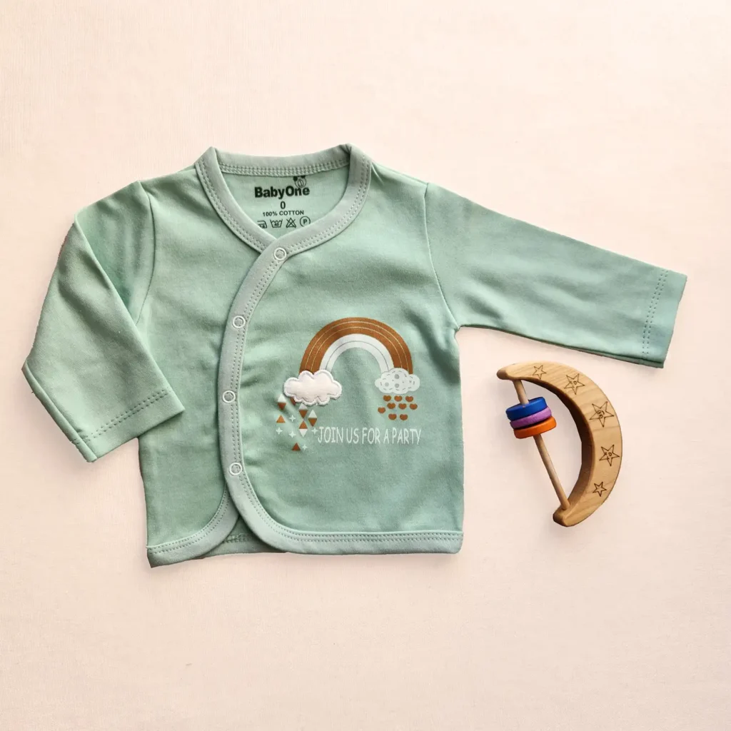 مانتویی طرح رنگین کمان برند Babyone