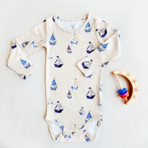 بادی آستین بلند طرح قایق برند name it