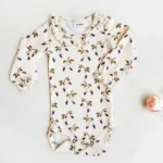 بادی دخترانه آستین بلند طرح شاتوت برند Lil Atelier