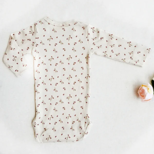 بادی دخترانه دار طرح گل شیپپوری برند Lil Atelier