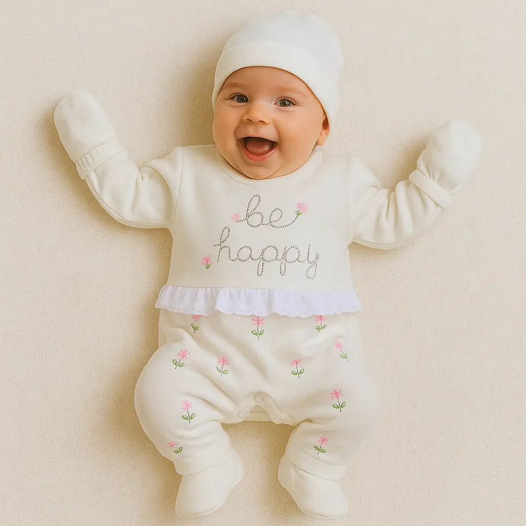 تن خور ست بیمارستانی دخترانه طرح گل برند گودمارک