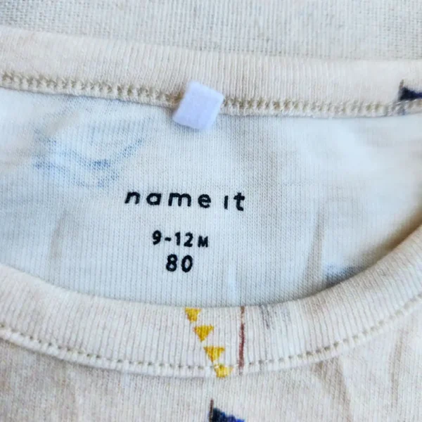 خرید بادی آستین بلند طرح قایق برند name it