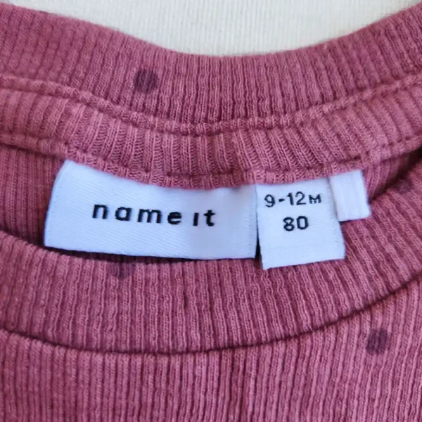 خرید بادی آستین بلند کبرینی طرح خالدار برند name it