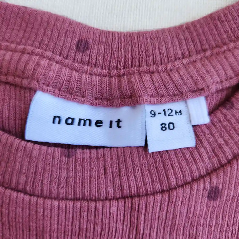 خرید بادی آستین بلند کبرینی طرح خالدار برند name it