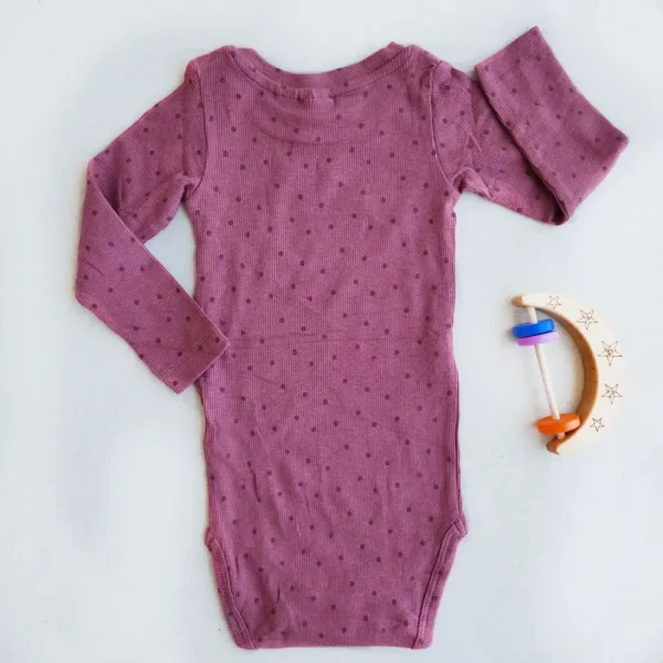 خرید بادی آستین بلند کبرینی طرح خالدار برند نیم ایت