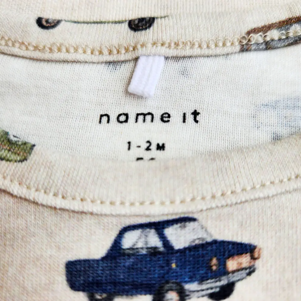 خرید بادی پسرانه آستین بلند طرح ماشین برند name it