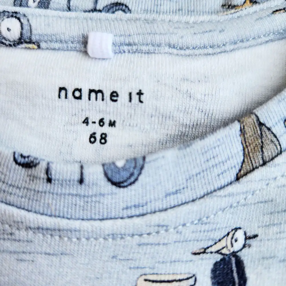 خرید بادی پسرانه آستین بلند طرح موتور برند name it