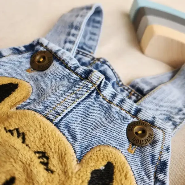 خرید بیلر جین پسرانه طرح bear