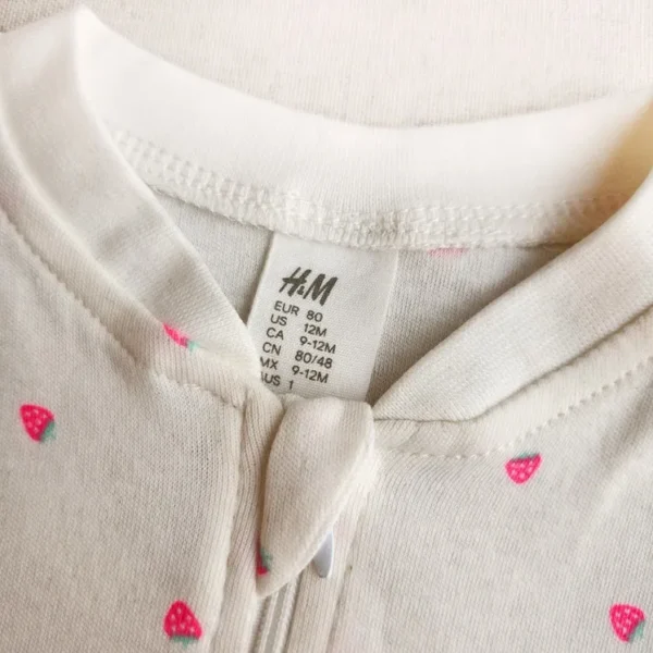 خرید سرهمی دو زیپ طرح توت فرنگی برند h&m