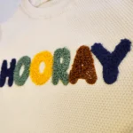 ست تیشرت و شلوارک بیسکوییتی طرح hooray کد 10073