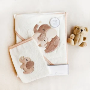 ست حوله 2 تکه طرح فیل برند مادرکر