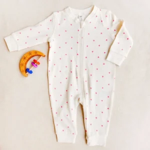 سرهمی دو زیپ طرح توت فرنگی برند h&m