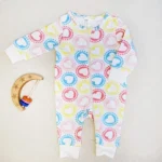 سرهمی دو زیپ طرح قلب های رنگی برند H&M