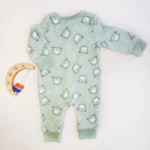 قیمت سرهمی دو زیپ طرح خرس سبز برند H&M