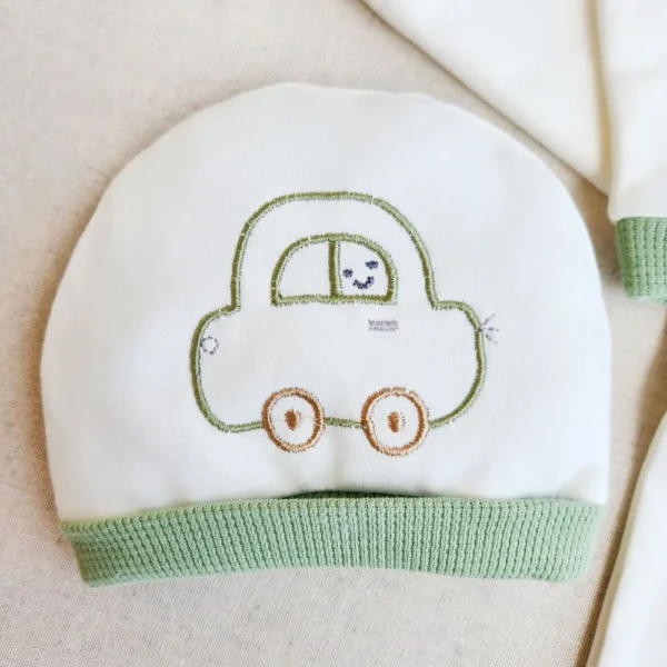 کلاه گیفت ست بیمارستانی طرح ماشین برند گودمارک