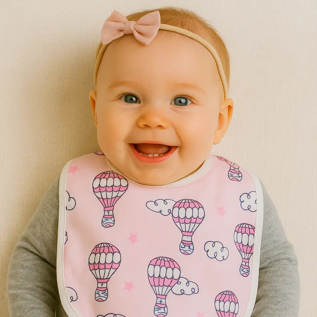 پیشبند نوزادی طرح بالن کد 10103