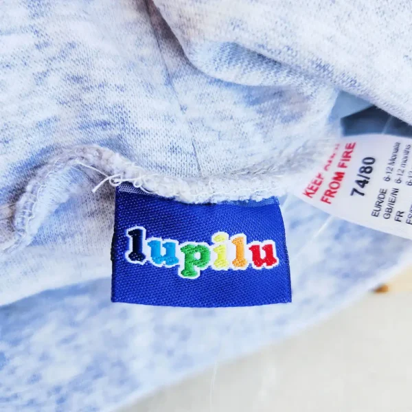 حرید شلوار ضدکولیک ساده طوسی روشن برند lupilu