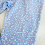 خرید شلوار ضدکولیک طرح گل رنگ آبی روشن برند lupilu