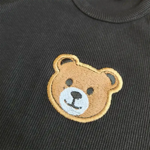 رامپر آستین کوتاه کبریتی برای محرم رنگ مشکی