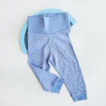 شلوار ضد کولیک طرح گل رنگ آبی روشن برند لوپیلو