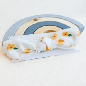 هدبند دخترانه طرح گل های زرد