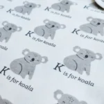 بادی آستین بلند طرح K Is For Koala برند C&A