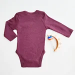 بادی آستین بلند وارداتی رنگ بنفش برند C&A