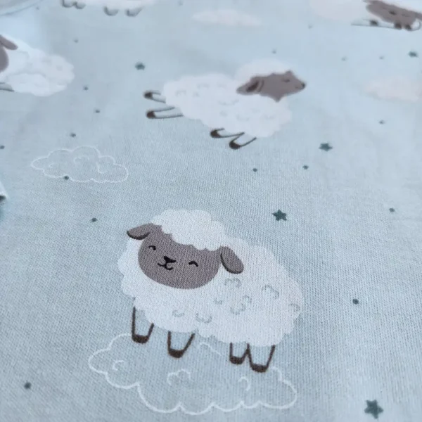 بادی آستین دار وارداتی طرح ابر و بره برند C&A