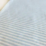 بادی آستین کوتاه خارجی طرح راه راه سفید و آبی روشن