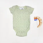 بادی آستین کوتاه وارداتی طرح دونه بارون رنگ سبز برند Ergee