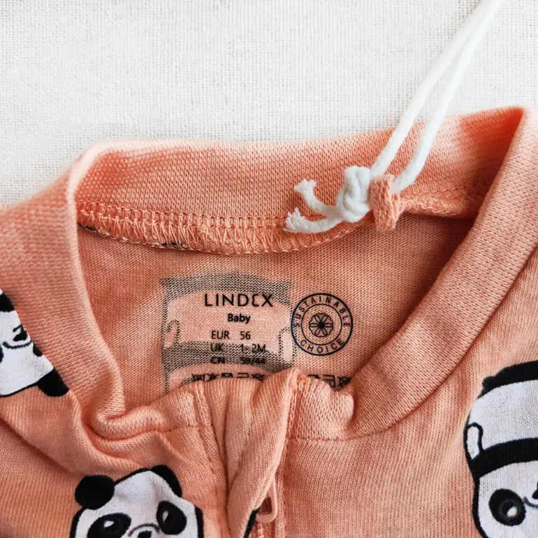 رامپر زیپی طرح پاندا برند Lindex