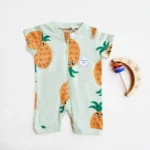 رامپر وارداتی زیپی طرح آناناس برند لیندکس