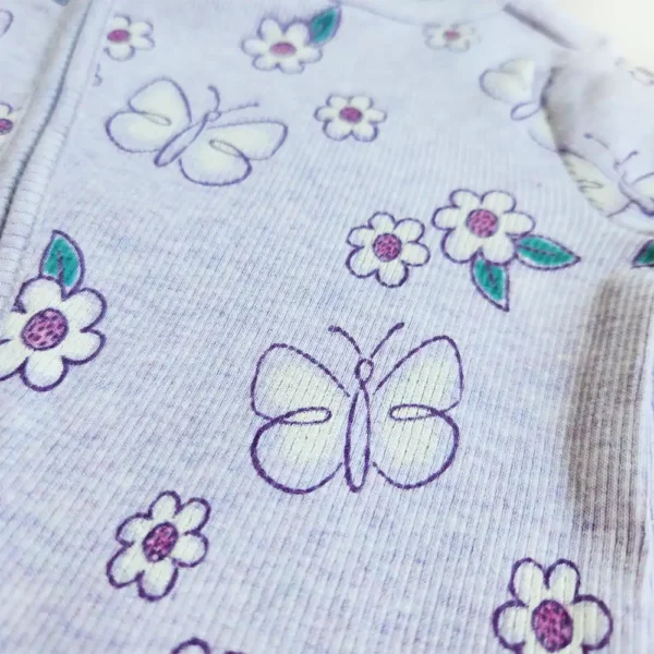 سرهمی کبریتی وارداتی دو زیپ مدل گل و پروانه برند Sprout