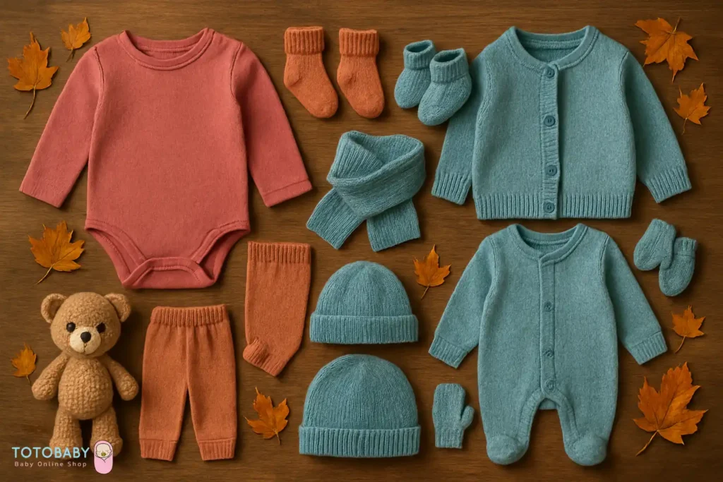لباس های ترند پاییزی 1404 برای نوزادان